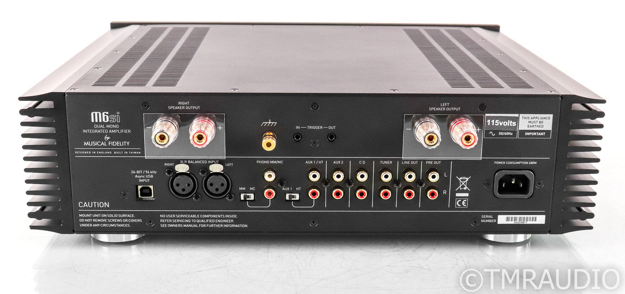 Musical Fidelity M6si Stereo Integrated Amplifier; MM / MC Phono; USB; Remote