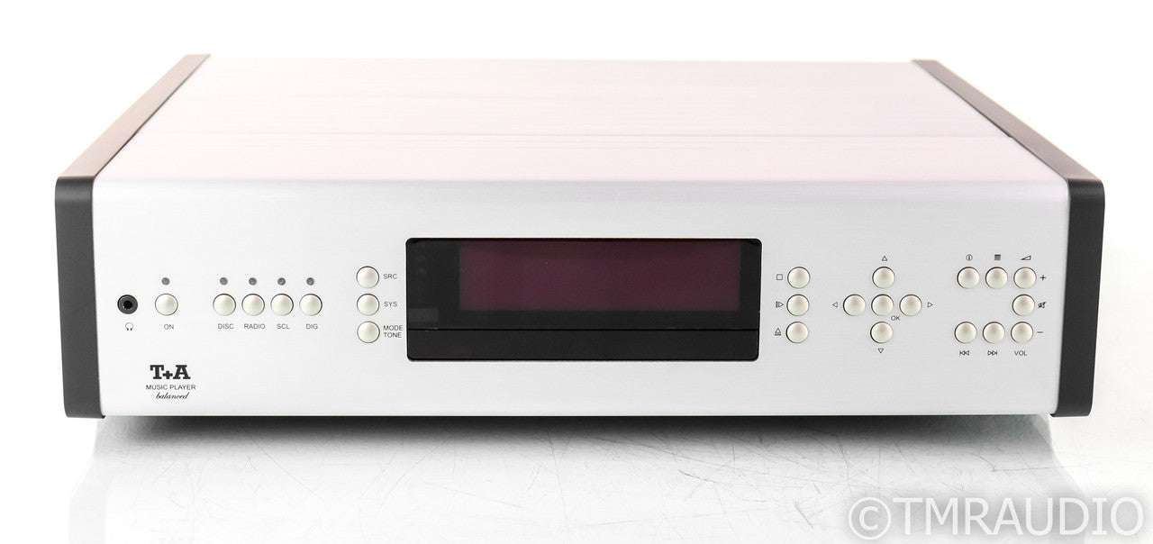 T+A Music Player Balanced CD Player / Network Streamer; DAC; Silver; Remote