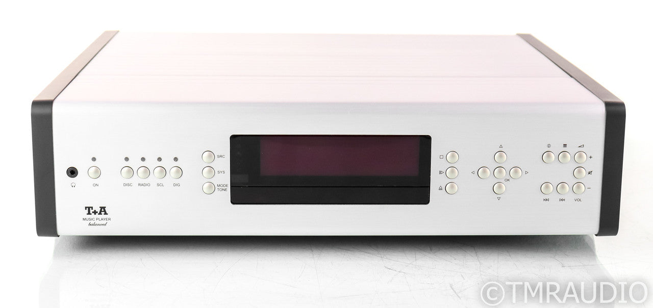 T+A Music Player Balanced CD Player / Network Streamer; DAC; Silver; Remote