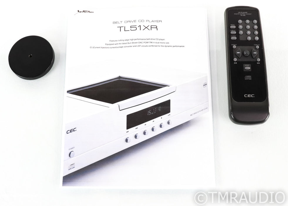 CEC TL51XR Belt Drive CD Player; TL-51-XR; Remote