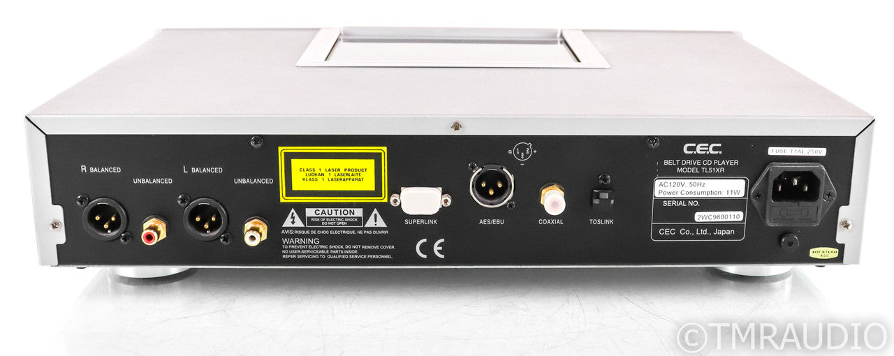 CEC TL51XR Belt Drive CD Player; TL-51-XR; Remote