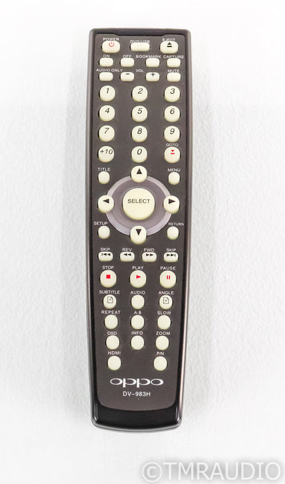 Oppo DV-983H DVD / SACD / CD Player; DV983H; Remote