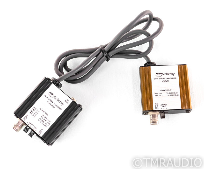 Audio Alchemy Data Stream Tranceiver Powered BNC Cable; 1m Digital Interconnect