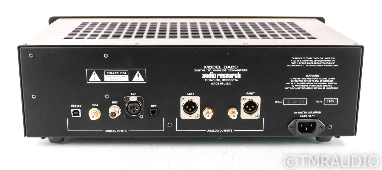 Audio Research DAC8 DAC; D/A Converter; DAC-8