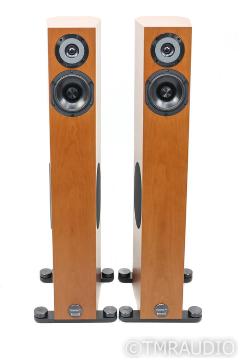Audio Physic Tempo Plus Floorstanding Speakers; Cherry Pair