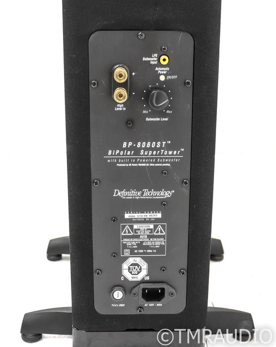 Definitive Technology BP-8060ST Powered Floorstanding Speakers