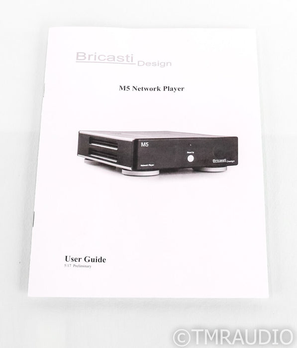 Bricasti M5 Network Streamer; Roon Endpoint