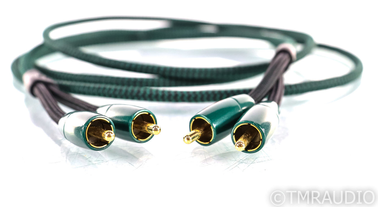 AudioQuest Evergreen RCA Cable; 2m Stereo Interconnect