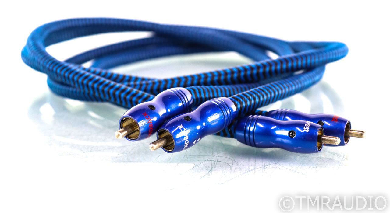 AudioQuest Diamondback RCA Cables; 1m Pair Interconnects