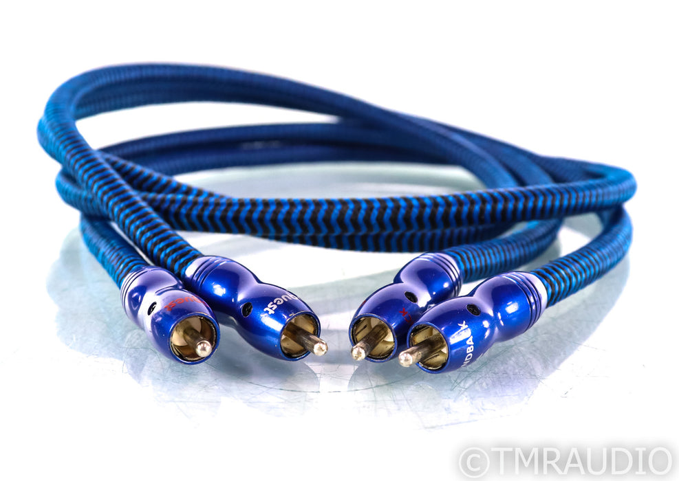 AudioQuest Diamondback RCA Cables; 1m Pair Interconnects
