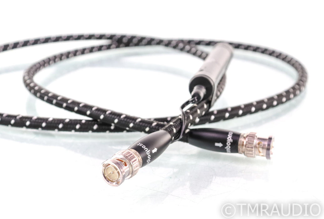 AudioQuest Hawkeye BNC Digital Coaxial Cable; Single 1.5m Interconnect; 36v DBS