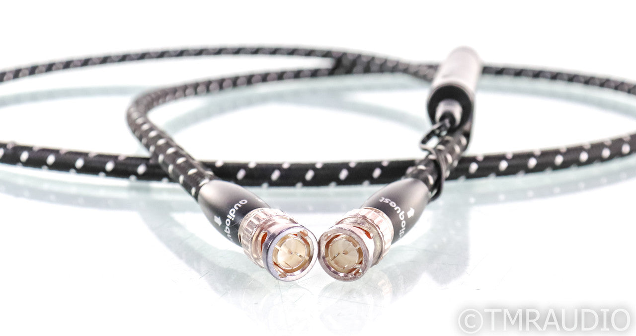 AudioQuest Hawkeye BNC Digital Coaxial Cable; Single 1.5m Interconnect; 36v DBS