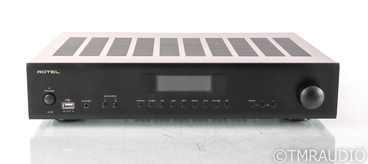 Rotel A12 Stereo Integrated Amplifier; A-12; Bluetooth; Remote