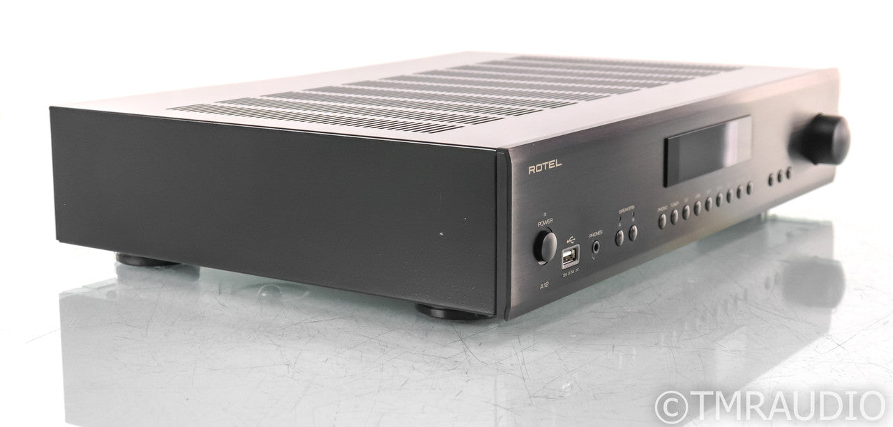 Rotel A12 Stereo Integrated Amplifier; A-12; Bluetooth; Remote
