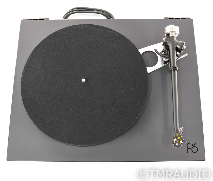 Rega Planar 6 Belt Drive Turntable; P6; Black; Rega Exact 2 MM Cartridge