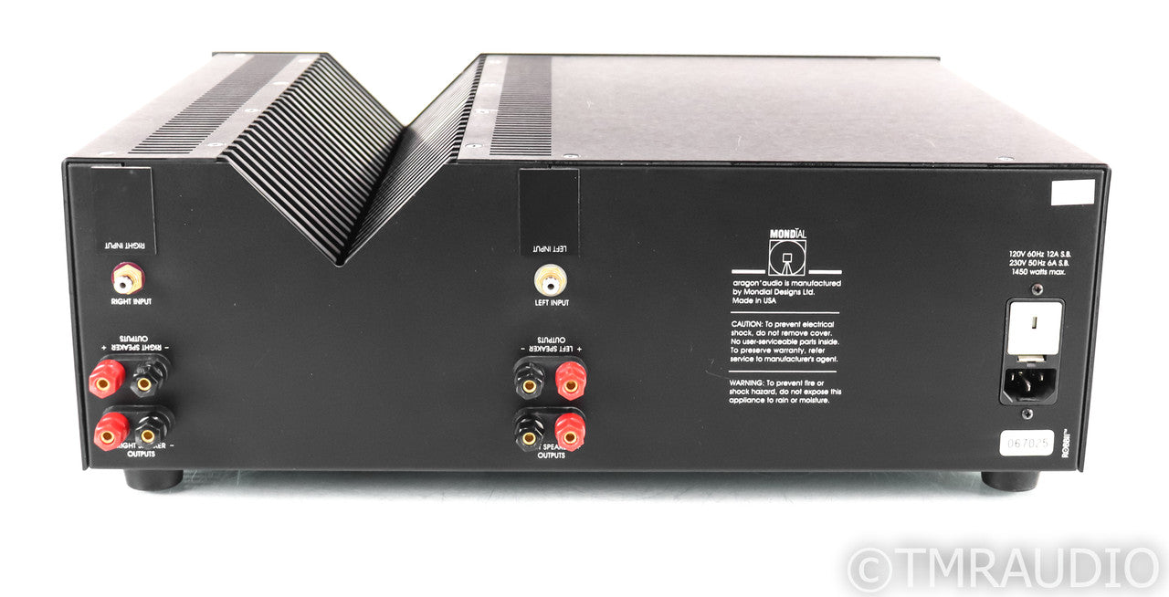 Aragon 8008 ST Stereo Power Amplifier; 8008ST; Black