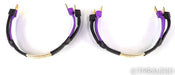 Analysis Plus Silver Oval Speaker Jumpers; 13" Pair