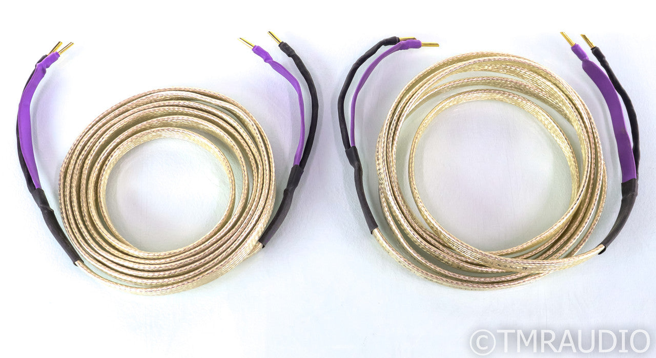 Analysis Plus Silver Oval Speaker Cables; 11ft Pair