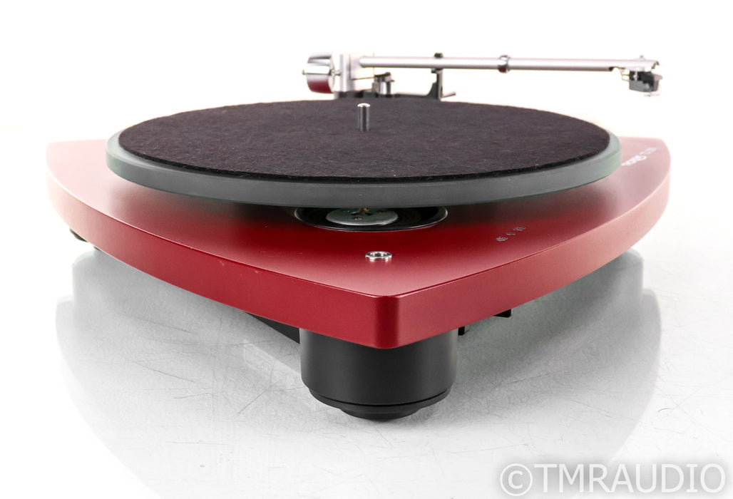 Thorens TD-309 Turntable; TD309; Audio-Technica AT440MLa MM Cartridge; Red