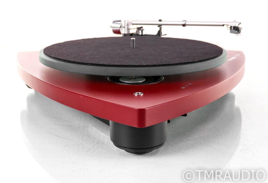 Thorens TD-309 Turntable; TD309; Audio-Technica AT440MLa MM Cartridge; Red