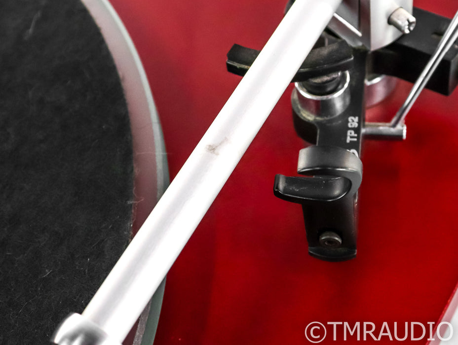 Thorens TD-309 Turntable; TD309; Audio-Technica AT440MLa MM Cartridge; Red