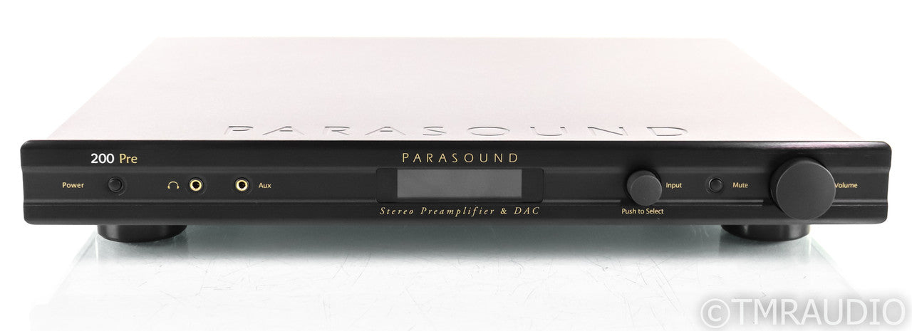 Parasound 200 Pre 2.1 Channel Preamplifier / DAC; 200-Pre; MM/MC Phono; Remote