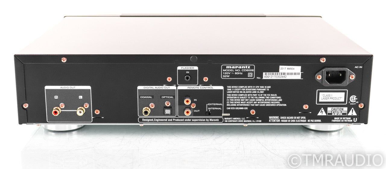 Marantz CD6006 CD Player; CD-6006; Remote