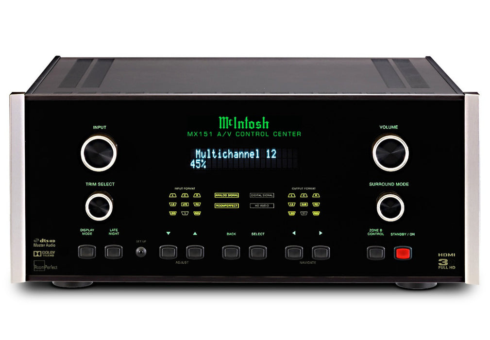 McIntosh MX151 7.1 Channel Home Theater Processor; MX-151 (New / Open Box)