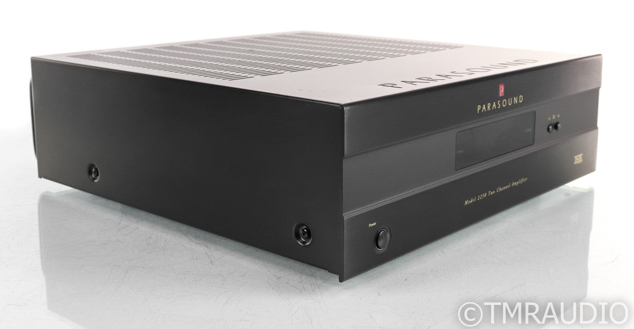 Parasound New Classic 2250 Stereo Power Amplifier; Black