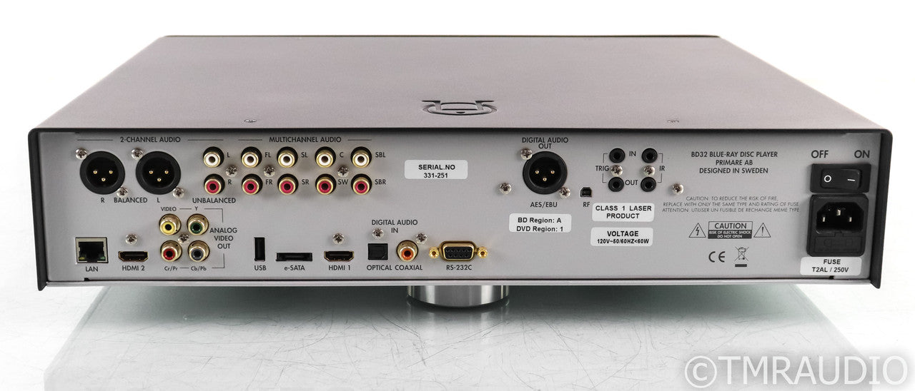 Primare BD32 Universal Blu-Ray Player; BD-32; Remote