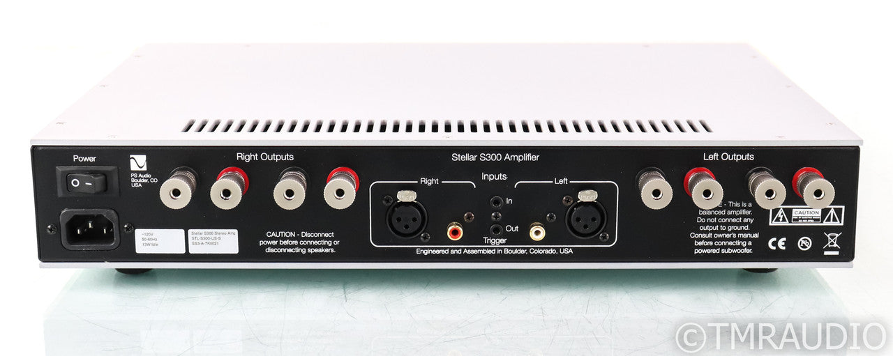 PS Audio Stellar S300 Stereo Power Amplifier; S-300 (Used)