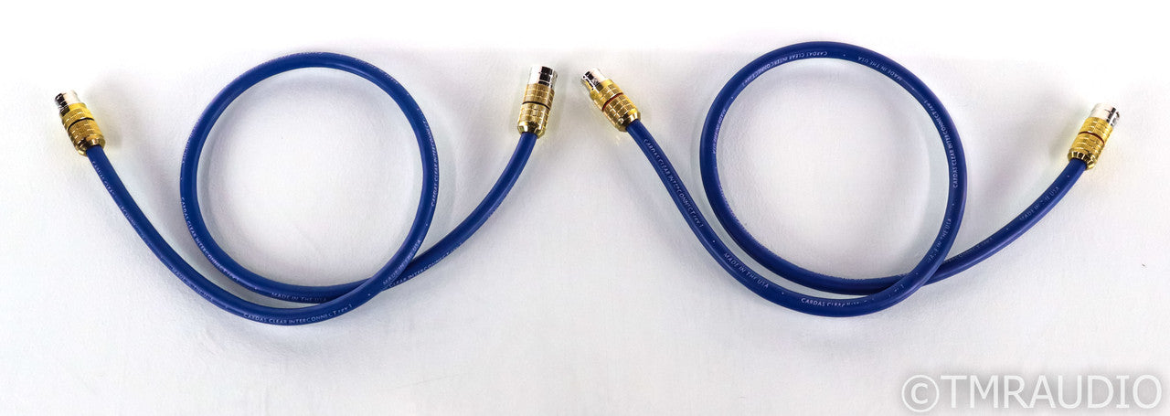 Cardas Clear Rev 1 XLR Cables; 1m Pair Balanced Interconnects
