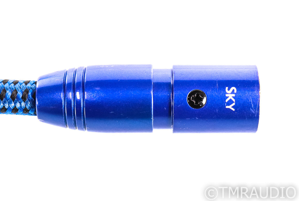AudioQuest Sky XLR Cables; 6ft Pair Balanced Interconnects; 72v DBS