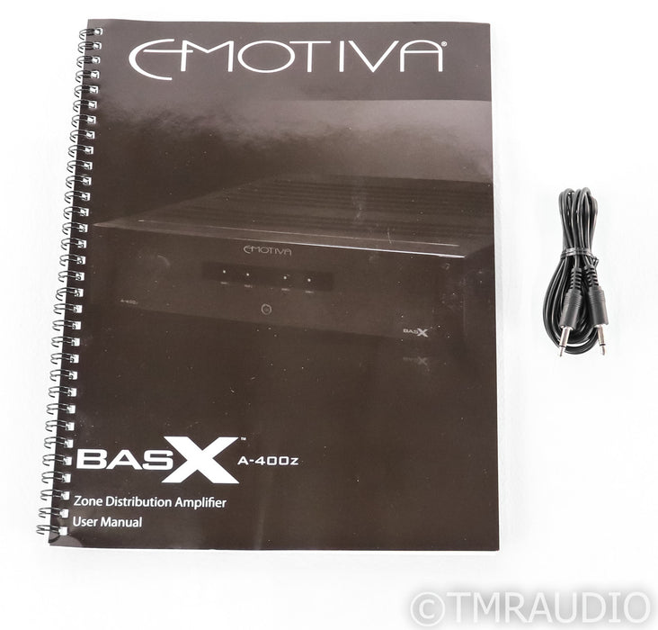 Emotiva BasX A-400z Four Zone Stereo Power Amplifier; A400z