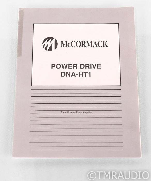 McCormack Power Drive DNA-HT1 3-Channel Power Amplifier; DNAHT1