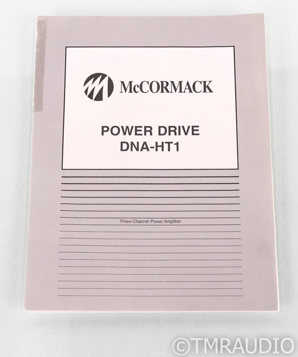 McCormack Power Drive DNA-HT1 3-Channel Power Amplifier; DNAHT1