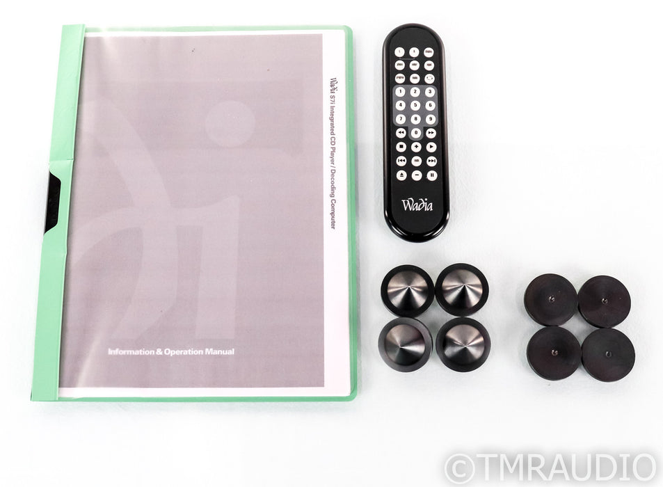 Wadia S7i CD Player / DAC; D/A Converter; Black; Remote