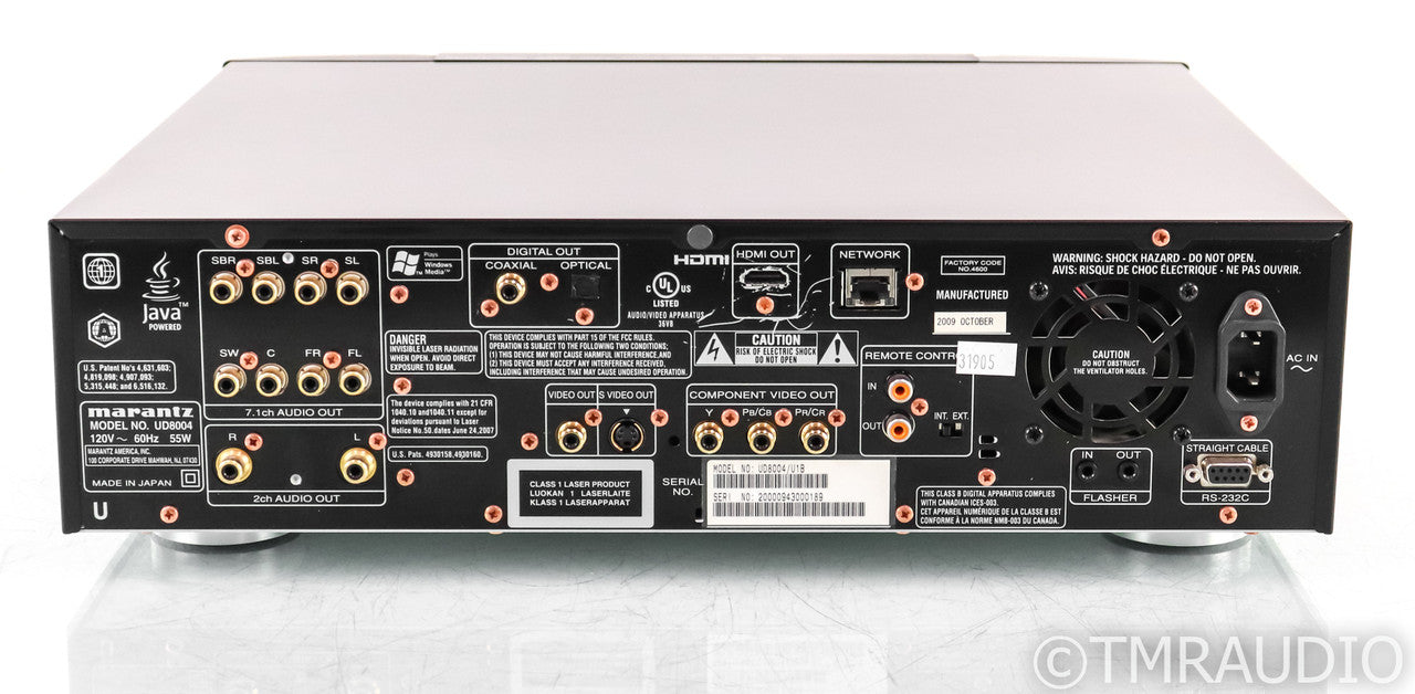 Marantz UD8004 Universal Blu-Ray Player; UD-8004; Remote