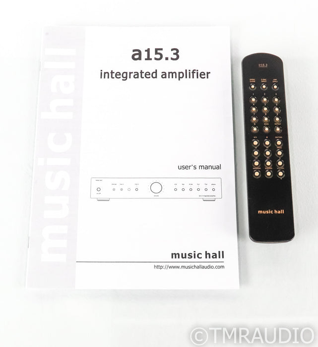 Music Hall a15.3 Stereo Integrated Amplifier; A-15.3; Remote; Black