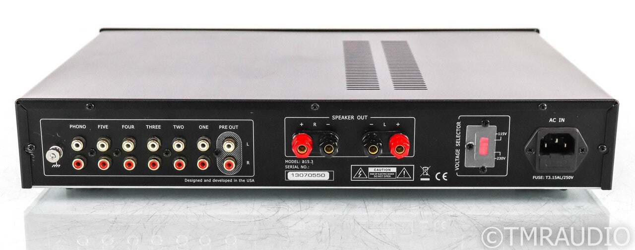 Music Hall a15.3 Stereo Integrated Amplifier; A-15.3; Remote; Black