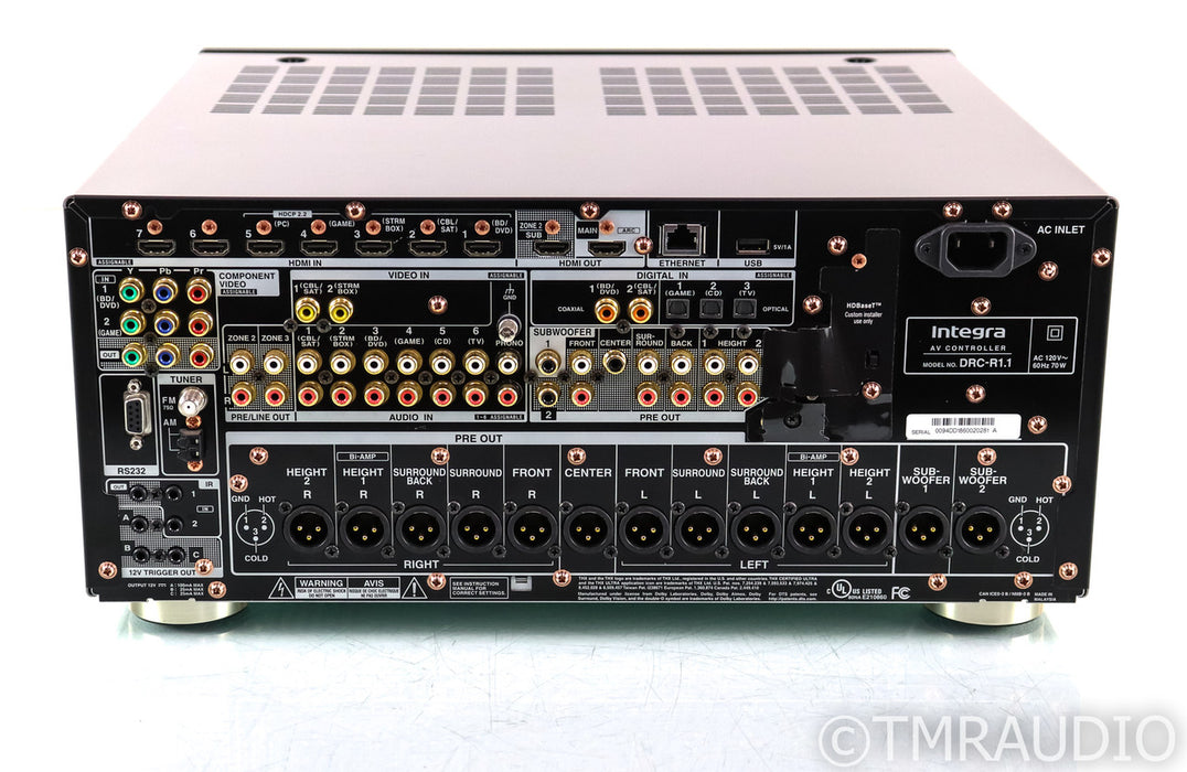Integra DRC-R1.1 11.2 Channel Home Theater Processor; Black; MM Phono; Remote