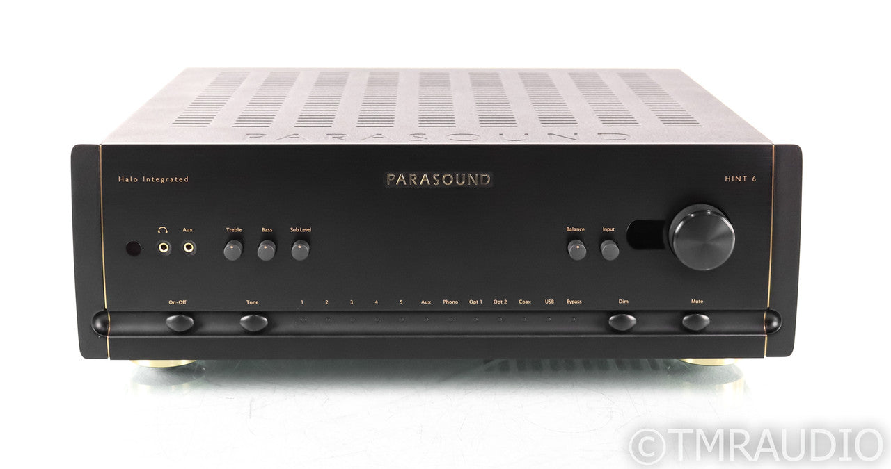 Parasound Halo HINT 6 2.1-Channel Integrated Amplifier; Black; Phono; Remote