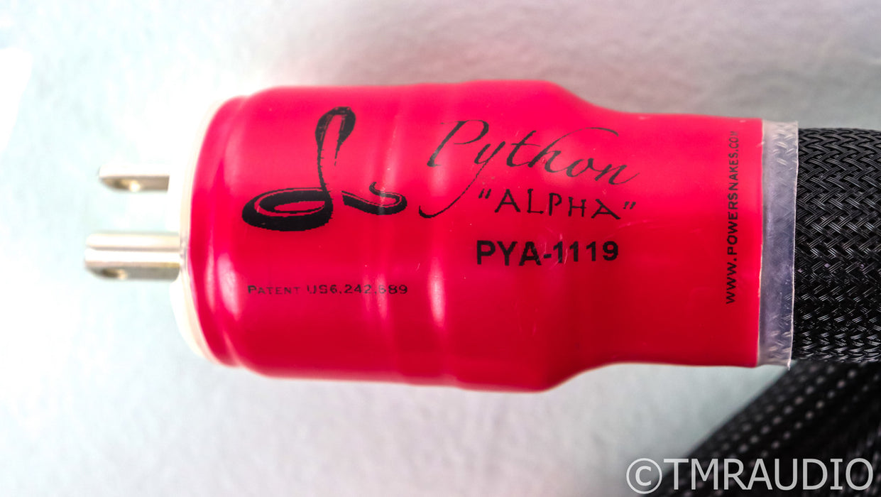 Shunyata Research Python Alpha Power Cable; 1.8m AC Cord; C19