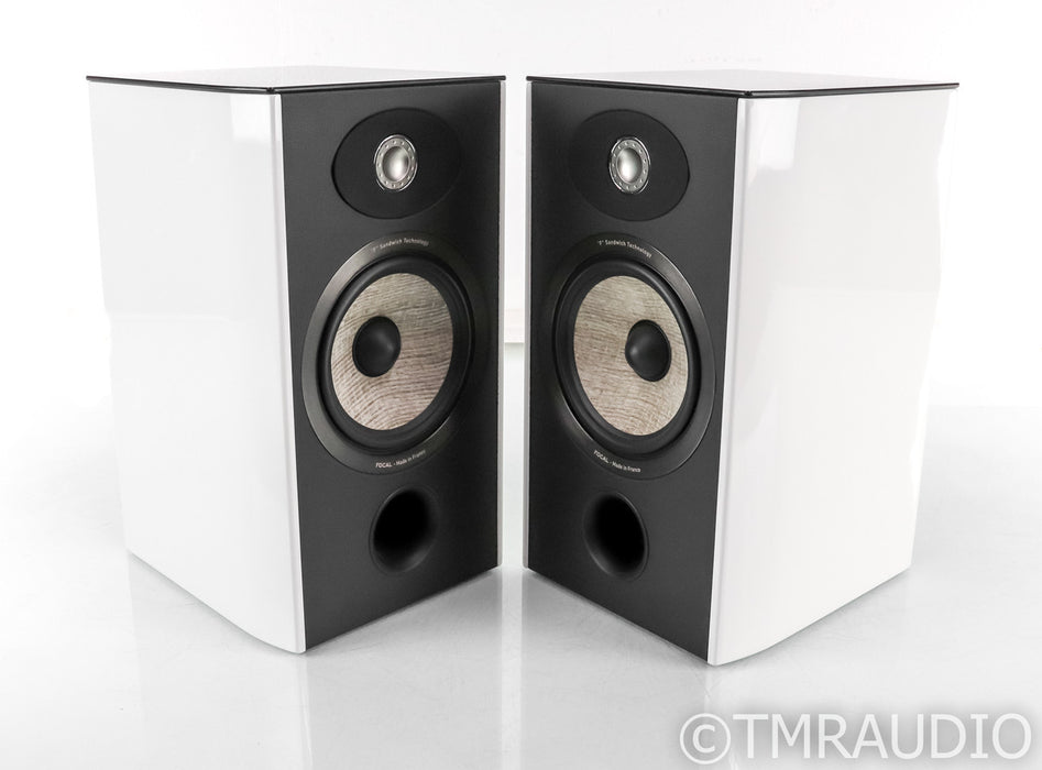 Focal Aria 906 Bookshelf Speakers; White Lacquer Pair