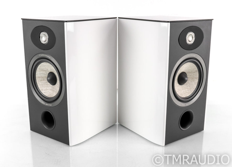 Focal Aria 906 Bookshelf Speakers; White Lacquer Pair