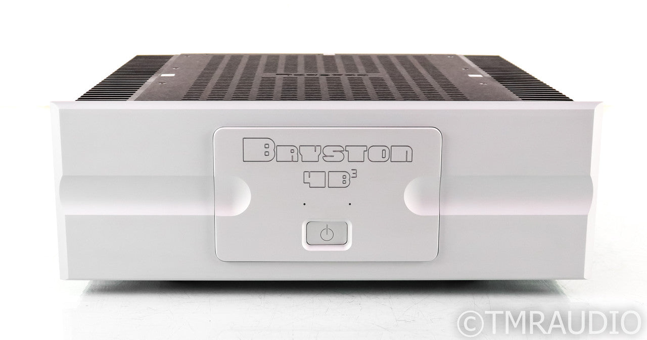 Bryston 4B3 Stereo Power Amplifier; 4B Cubed; 17"; Silver