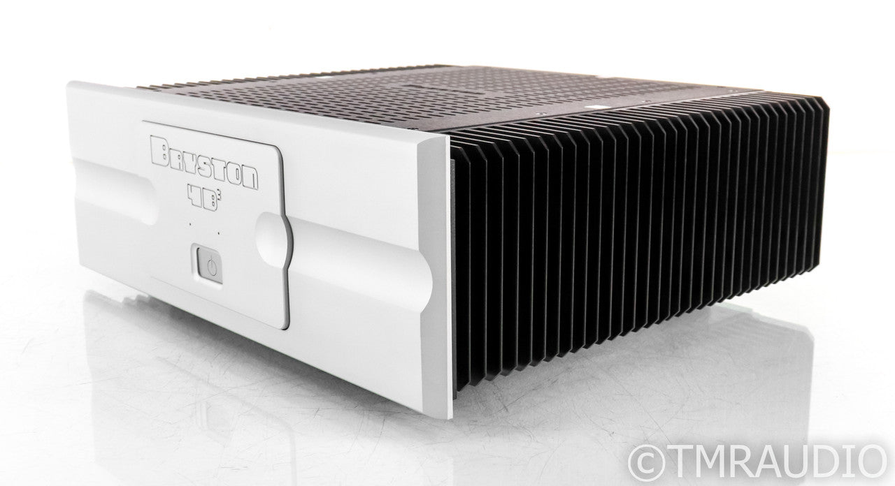 Bryston 4B3 Stereo Power Amplifier; 4B Cubed; 17"; Silver