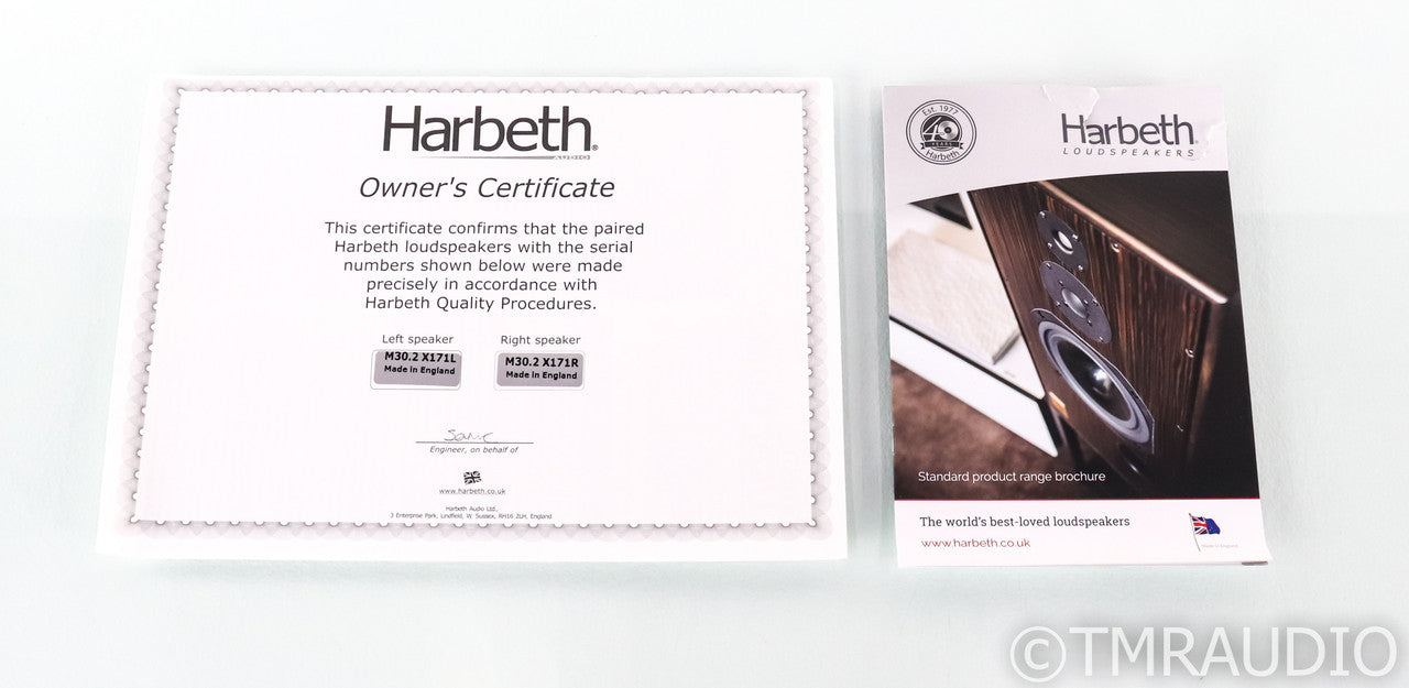 Harbeth 30.2 40th Anniversary Edition Bookshelf Speakers