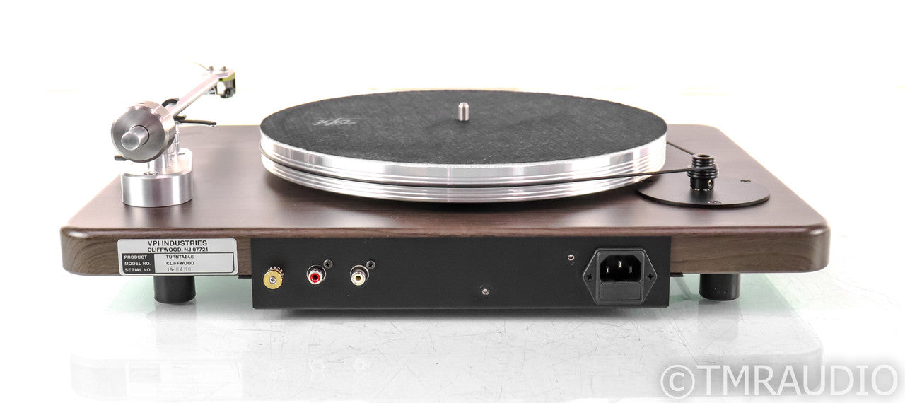 VPI Cliffwood Turntable; Truffle Finish; Grado Prestige Green Cartridge