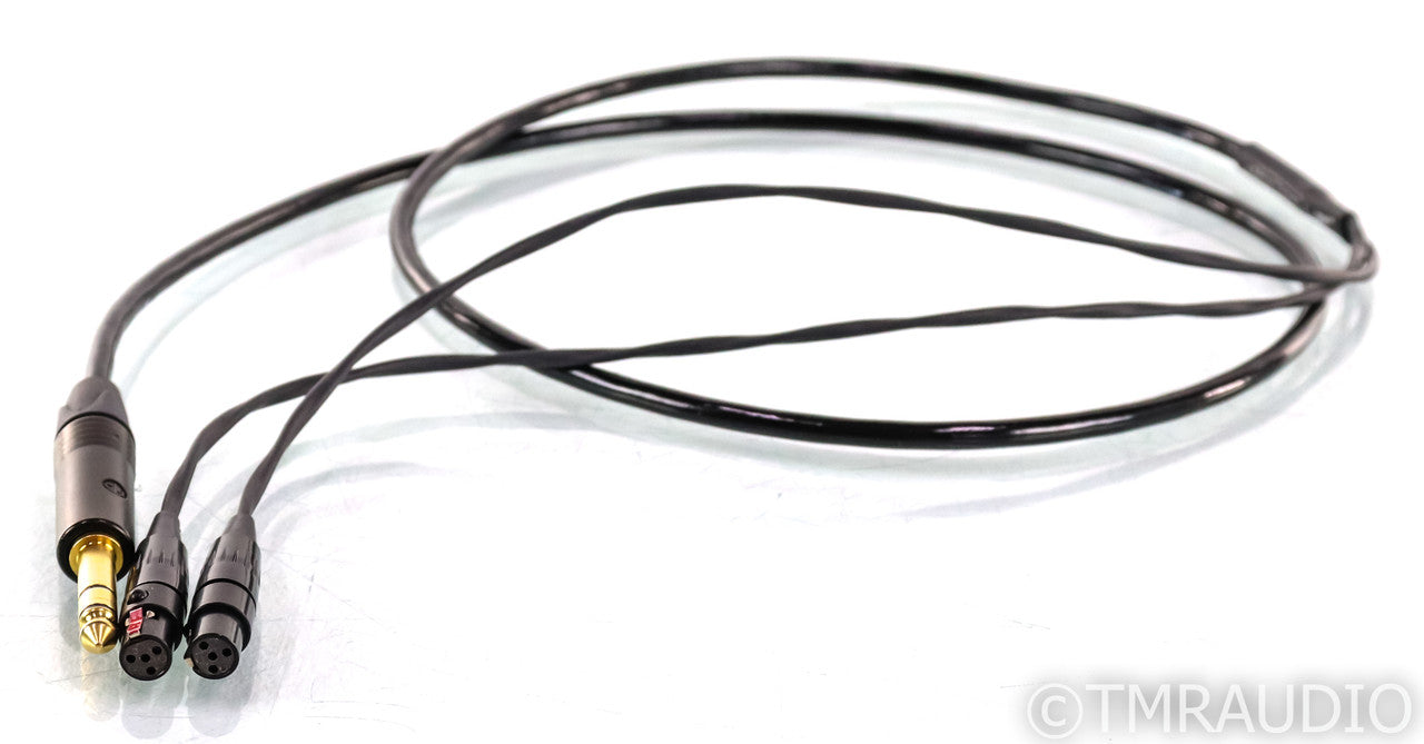 Moon Audio Black Dragon 1/4" Headphone Cable; 5ft; Mini-XLR; Audeze